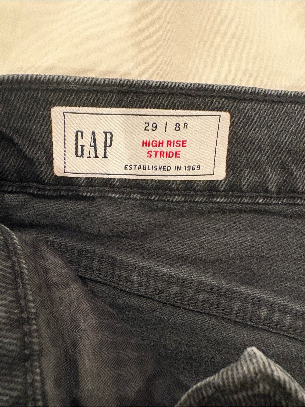 NWT GAP High Rise Stride Women’s Jeans - Black, Wide Leg